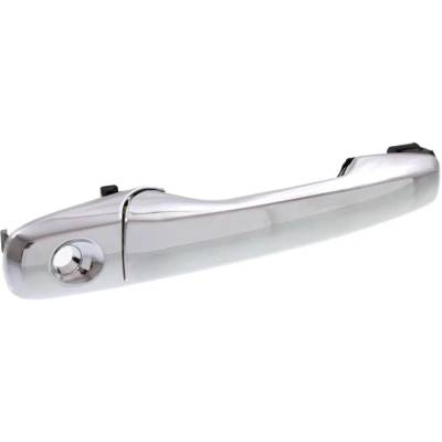 Rareelectrical - Left Front Exterior Door Handle Compatible With 2011-2019 Ford Edge Ford Explorer Chrome With Key - Image 3