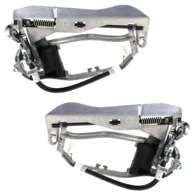 Rareelectrical - Rear Left And Right Exterior Door Handle Compatible With 2000-2006 Bmw X5 Unfinished Without Key - Image 4