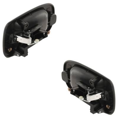 Rareelectrical - Set Of 2 Rear Exterior Door Handle Compatible With 1997-2009 Pontiac Trans Saturn Relay Chevrolet - Image 4