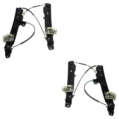 Rareelectrical - New Front Left And Front Right Window Regulator Compatible With Bmw 535D Base 6 Cyl 3.0L M5 Base 8 - Image 1