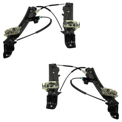 Rareelectrical - New Front Left And Front Right Window Regulator Compatible With Bmw 535D Base 6 Cyl 3.0L M5 Base 8 - Image 6