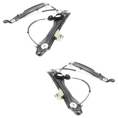 Rareelectrical - New Front Left And Front Right Window Regulator Compatible With Bmw Activehybrid 7 Base 740Li Xdrive - Image 2