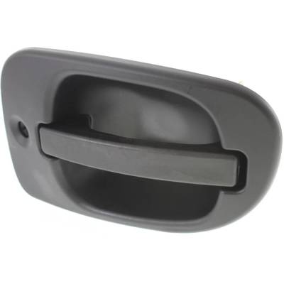 Rareelectrical - Right Front Exterior Door Handle Compatible With 2008-2012 Freightliner Cascadia Black With Key Hole - Image 2