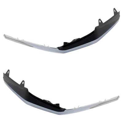 Rareelectrical - New Pair Of Grille Trim Compatible With Honda Cr-V Ex-L Cr-V Sport 2020-2022 By Ho1212126 Ho1213126 - Image 2