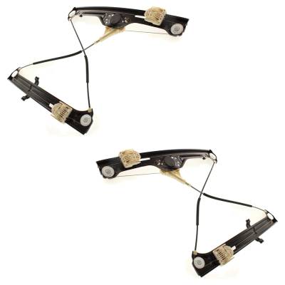 Rareelectrical - New Front Left And Front Right Window Regulator Compatible With Bmw X5 3.0Si 6 Cyl 3.0L X5 Xdrive48i - Image 2