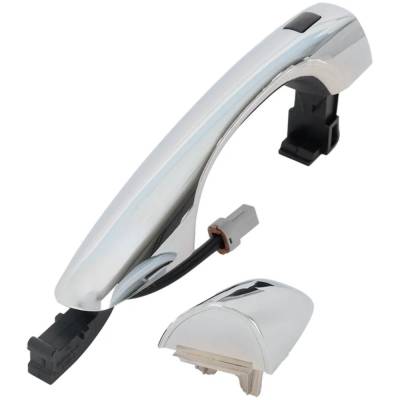 Rareelectrical - Front Or Rear Driver Side Exterior Door Handle Compatible With 2016-2020 Kia Sorento Chrome With - Image 3