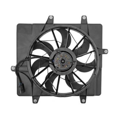 New Single Cooling Fan Assembly Compatible With Chrysler Pt Cruiser Lx 4 Cyl 2.4L Pt Cruiser Dream 4