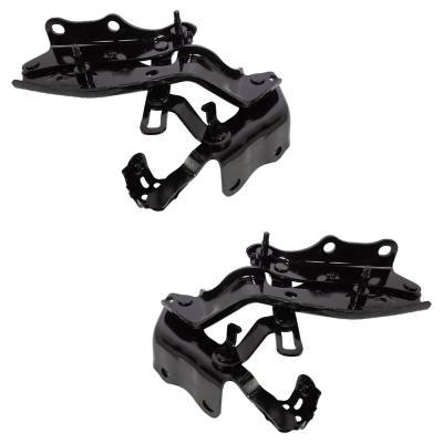 Rareelectrical - New Pair Of Hood Hinge Compatible With Lexus Es300h Base 4 Cyl 2.5L Es350 Black Line Edition 6 Cyl - Image 4