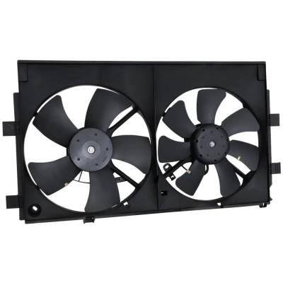 Rareelectrical - New Dual Cooling Fan Assembly Compatible With Mitsubishi Outlander Se 4 Cyl 2.4L Outlander Ls 4 Cyl - Image 4