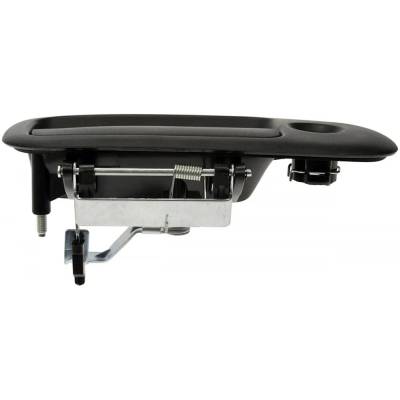 Rareelectrical - Passenger Side Front Exterior Door Handle Compatible With 2010-2020 Gmc Savana Matte Black With Key - Image 2