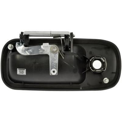 Rareelectrical - Passenger Side Front Exterior Door Handle Compatible With 2010-2020 Gmc Savana Matte Black With Key - Image 3