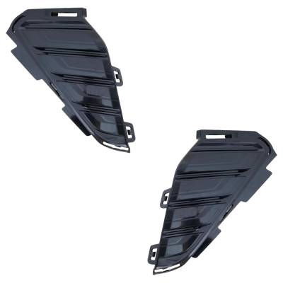 Rareelectrical - New Front Left And Front Right Fog Light Cover Compatible With Gmc Terrain Sle Terrain Sl 2018-2021 - Image 2