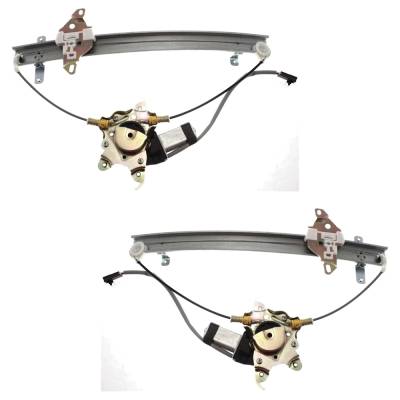 Rareelectrical - New Front Left And Front Right Window Regulator Compatible With Infiniti Nissan I30 T 6 Cyl 3.0L I30 - Image 4