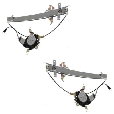 Rareelectrical - New Front Left And Front Right Window Regulator Compatible With Infiniti Nissan Maxima Se 6 Cyl 3.0L - Image 2