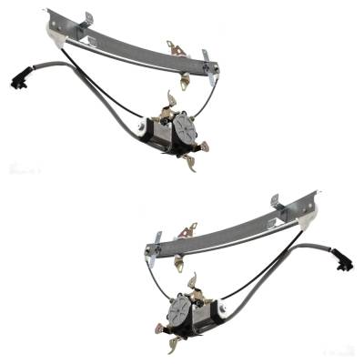 Rareelectrical - New Front Left And Front Right Window Regulator Compatible With Infiniti Nissan Maxima Se 6 Cyl 3.0L - Image 3