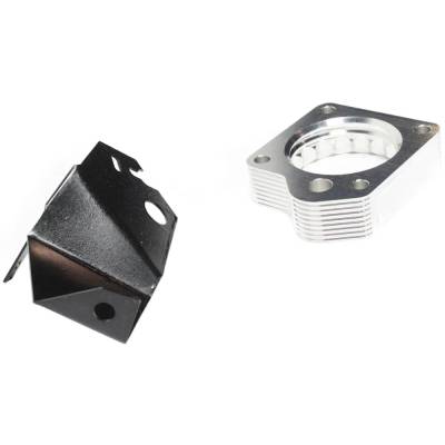 Rareelectrical - New Aluminum Throttle Body Spacer Compatible With Ford Mazda B4000 Se 6 Cyl 4.0L B4000 Base 6 Cyl - Image 3