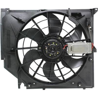 Rareelectrical - New Radiator Cooling Fan Assembly Compatible With Bmw 330Ci M 6 Cyl 3.0L 330I Base 6 Cyl 3.0L 330I M - Image 1