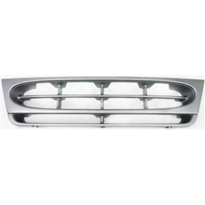 Rareelectrical - New Painted Silver Grille Assembly Compatible With Ford E-350 Super Duty Base 10 Cyl 6.8L E-150 Base - Image 2