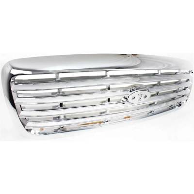 Rareelectrical - New Chrome Grille Assembly Compatible With Ford Crown Victoria Lx 8 Cyl 4.6L Crown Victoria Base 8 - Image 3