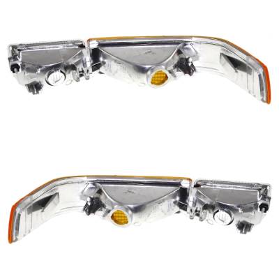 Rareelectrical - New Front Left And Front Right Turn Signal Light Compatible With Chevrolet Gmc S10 Ls 6 Cyl 4.3L S10 - Image 4