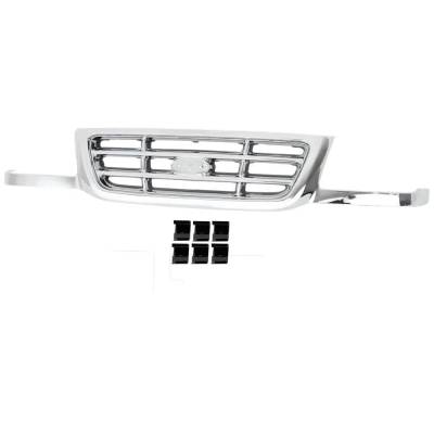 Rareelectrical - New Grille Assembly Compatible With Ford Ranger Edge 6 Cyl 3.0L Ranger Ev Ranger Xl 4 Cyl 2.5L - Image 1