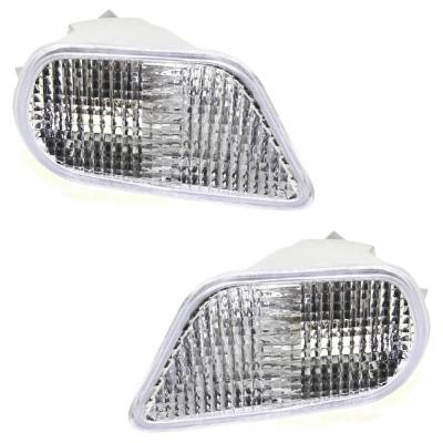 Rareelectrical - New Pair Of Parking Light Compatible With Pontiac Firebird Trans Am 8 Cyl 5.7L 1998-2002 By 10301404 - Image 1