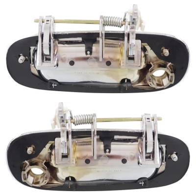 Rareelectrical - Front Driver And Passenger Side Exterior Door Handle Compatible With 2002-2009 Gmc Envoy Chevrolet - Image 5