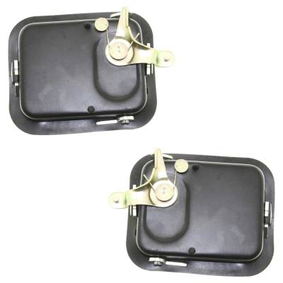 Rareelectrical - Front Driver And Passenger Side Exterior Door Handle Compatible With 1987-2006 Jeep Wrangler Smooth - Image 5