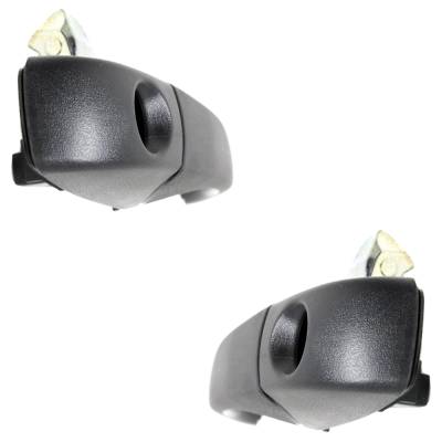 Rareelectrical - Set Of 2 Front Exterior Door Handle Compatible With 2007-2017 Dodge Caliber Jeep Compass Jeep - Image 3