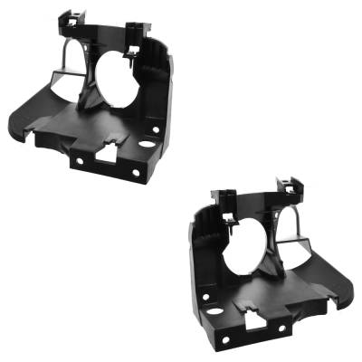 Rareelectrical - New Pair Of Headlight Bracket Compatible With Chevrolet Pontiac Cobalt Sport 4 Cyl 2.4L G5 Se 4 Cyl - Image 2