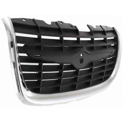 Rareelectrical - New Primed Insert Grille Assembly Compatible With Chrysler 300M Base 6 Cyl 3.5L 1999-2001 Ch1200249 - Image 3