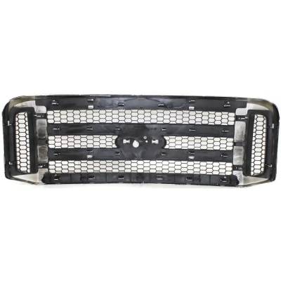 Rareelectrical - New Chrome Shell Grille Assembly Compatible With Ford F-350 Super Duty King Ranch 8 Cyl 5.4L F-250 - Image 4