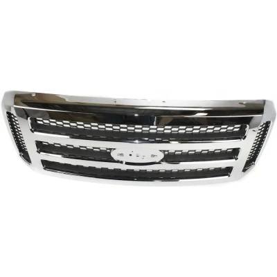 Rareelectrical - New Chrome Shell Grille Assembly Compatible With Ford F-350 Super Duty King Ranch 8 Cyl 5.4L F-250 - Image 6