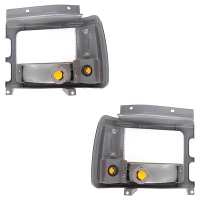 Rareelectrical - New Pair Of Parking Light Compatible With Dodge Dakota Base 6 Cyl 3.9L Dakota Slt 4 Cyl 2.5L - Image 4
