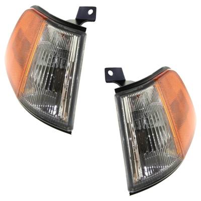 Rareelectrical - New Pair Of Corner Light Compatible With Honda Civic Cx Civic Base 1990-1991 By Ho2551104 Ho2550104 - Image 2