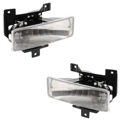 New Front Left And Front Right Fog Light Compatible With Ford Lincoln F-250 Lariat 8 Cyl 4.6L F-150