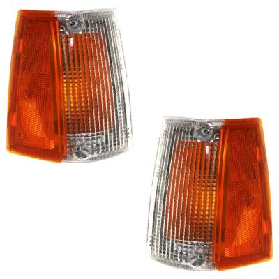 Rareelectrical - New Pair Of Corner Light Compatible With Mazda B2000 Se-5 4 Cyl 2.0L B2000 Base 4 Cyl 2.0L 1986-1993 - Image 1