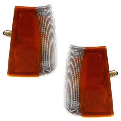 Rareelectrical - New Pair Of Corner Light Compatible With Mazda B2000 Se-5 4 Cyl 2.0L B2200 Base 4 Cyl 2.2L 1986-1993 - Image 3