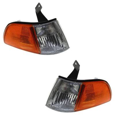 Rareelectrical - New Pair Of Corner Light Compatible With Honda Civic Cx Civic Dx 1990-1991 By Ho2550104 Ho2551104 - Image 6