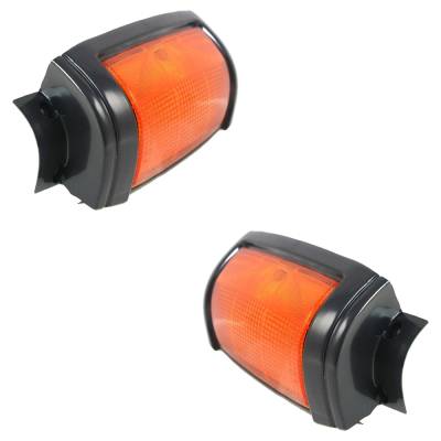 Rareelectrical - New Pair Of Corner Light Compatible With Dodge Mitsubishi Mighty Max 1 Ton 4 Cyl 2.6L Ram 50 Se 6 - Image 3