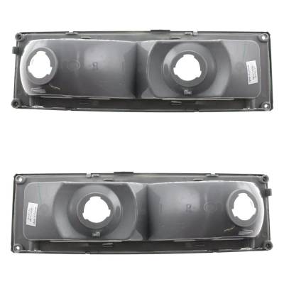 Rareelectrical - New Pair Of Daytime Running Lights Compatible With Chevrolet Gmc 1990 1991 1992 1993 By Part Numbers - Image 4
