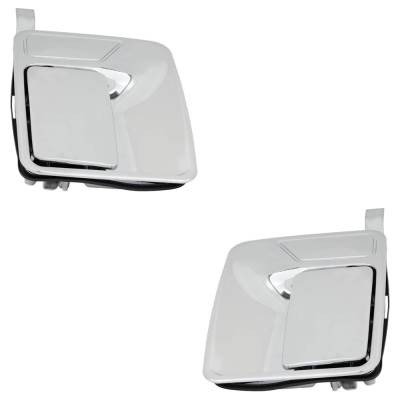 Rareelectrical - Set Of 2 Rear Exterior Door Handle Compatible With 1999-2016 Ford E-350 Ford F-550 Ford F-450 Ford - Image 2