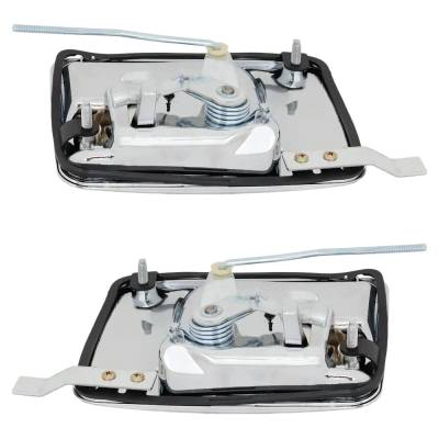 Rareelectrical - Set Of 2 Rear Exterior Door Handle Compatible With 1999-2016 Ford E-450 Ford E-350 Ford F-550 Ford - Image 6