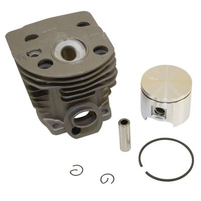 46Mm Cylinder Piston Assembly Kit Nikasil Plated With Ring Pin And Clips Compatible With Husqvarna