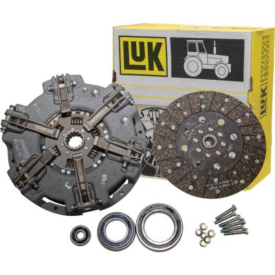 Rareelectrical - Tractor Double Clutch Kit Compatible With Fiat 446 466 500 530 566 600 640 666 670 6530 Iveco 8035 - Image 1