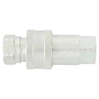 1/2 Inch Nptf Hydraulic Quick Connect Coupler Compatible With Iso 5675 Pioneer Male Tips 3000 Psi