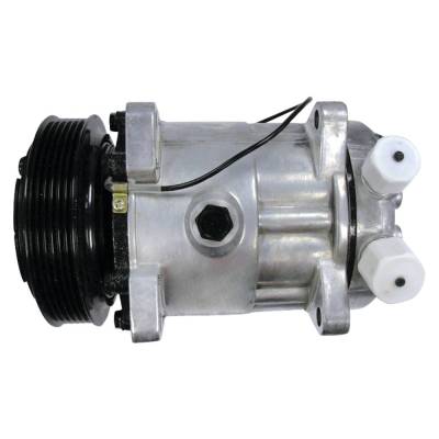 Rareelectrical - A/C Compressor 12 Volt 6-Groove Serpentine Compatible With New Holland Ts90 Ts100 Ts110 Ts115 Ls190 - Image 2