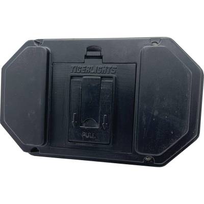 Rareelectrical - Led Magnetic Warning Light 7 Flashing Modes Red Amber White Compatible With Tractors Trucks Trailers - Image 4