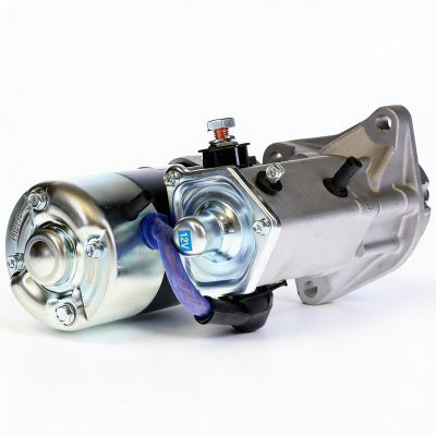 Rareelectrical - Starter Motor Compatible With 1998-2006 Yale Gdp135 Gdp155 Forklift Perkins 1004.4 Diesel Cw Denso - Image 2