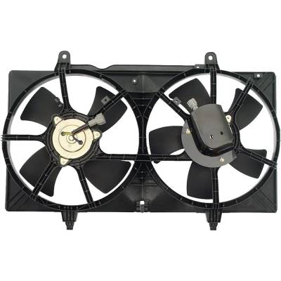 Rareelectrical - New Dual Cooling Fan Assembly Compatible With Nissan Altima S 4 Cyl 2.5L Altima Sl 6 Cyl 3.5L Altima - Image 1